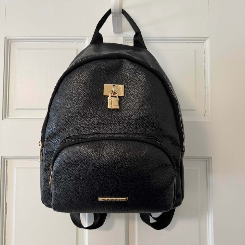Alexis Bendel Black Vegan Leather 69 B 2